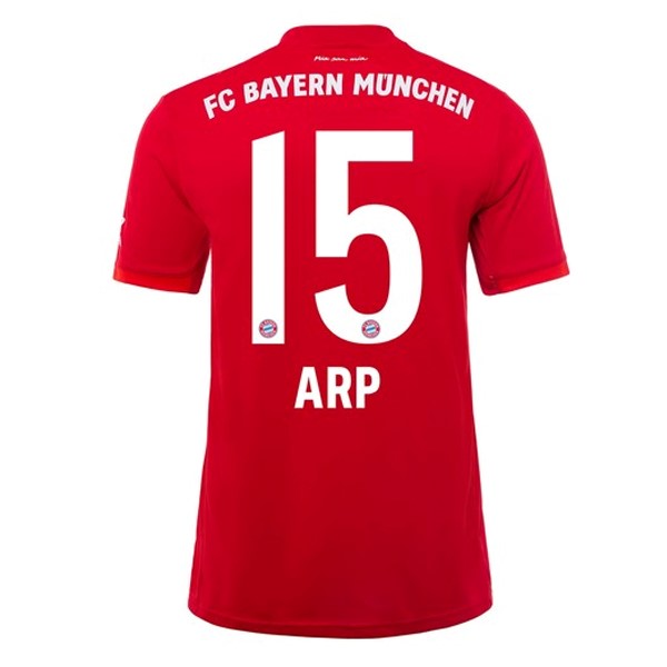 Camiseta Bayern Munich NO.15 ARP Replica Primera Ropa 2019/20 Rojo